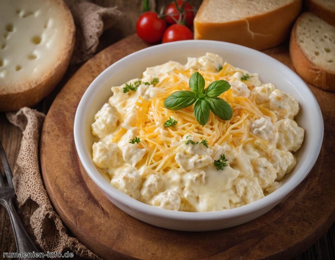 Dobrogean Käse - Herzhaft und salzig - Typische rumänische Gerichte / Essen