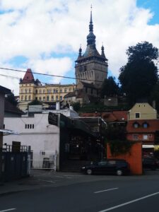 Blick auf den Uhrturm